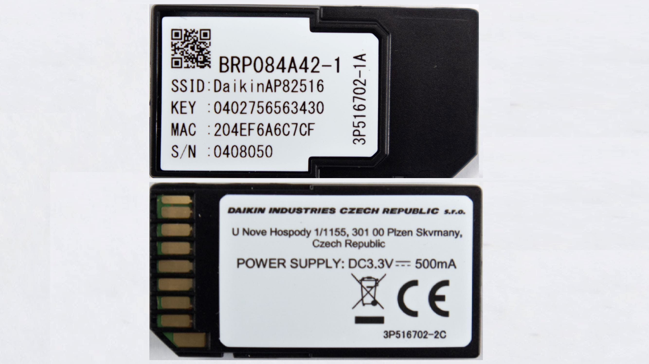 Daikin - PLATINE CONNEXION WIFI A7P 3P519572-1