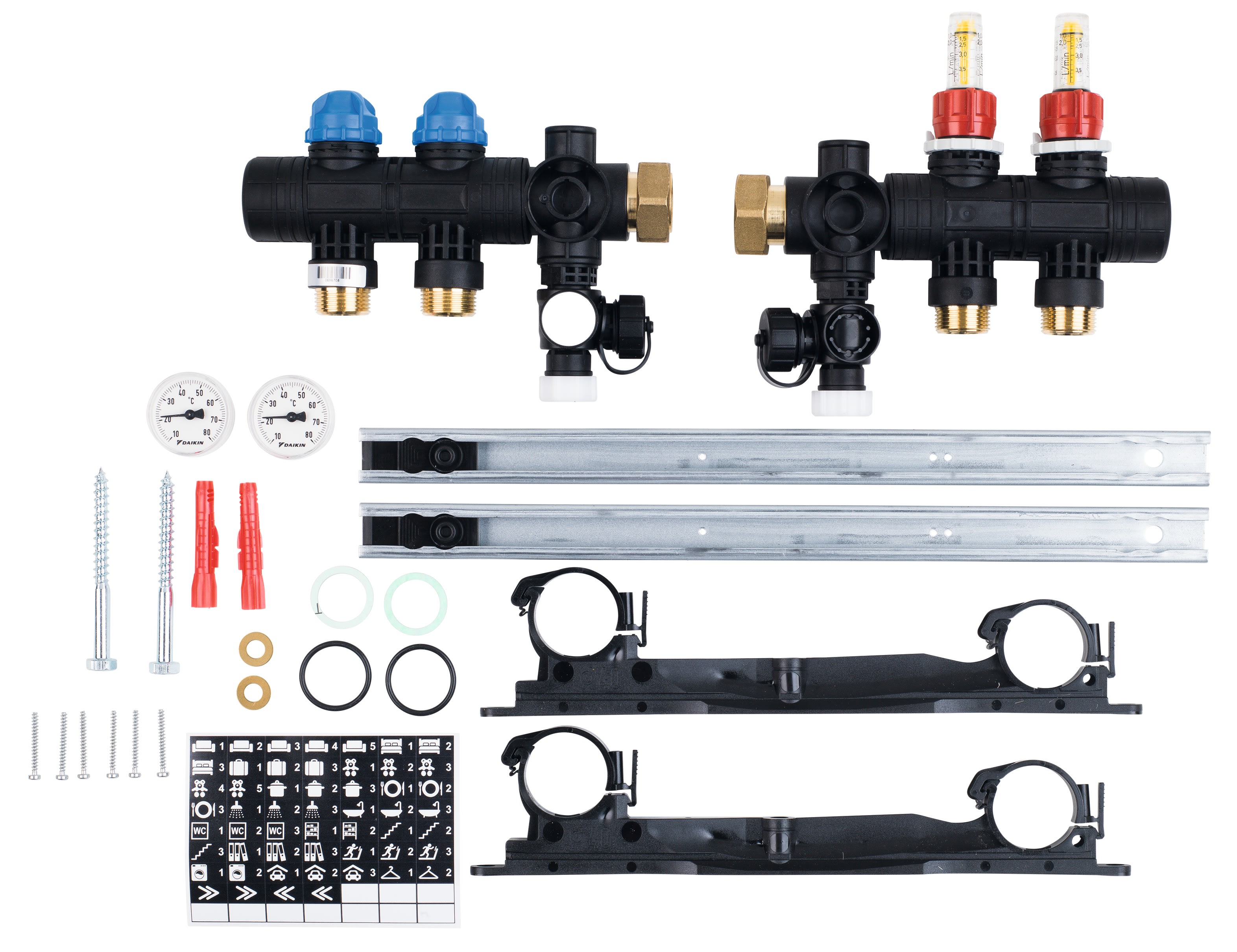 Daikin - Collecteur RMX2 pour deux circuits de chauffe plancher chauffant