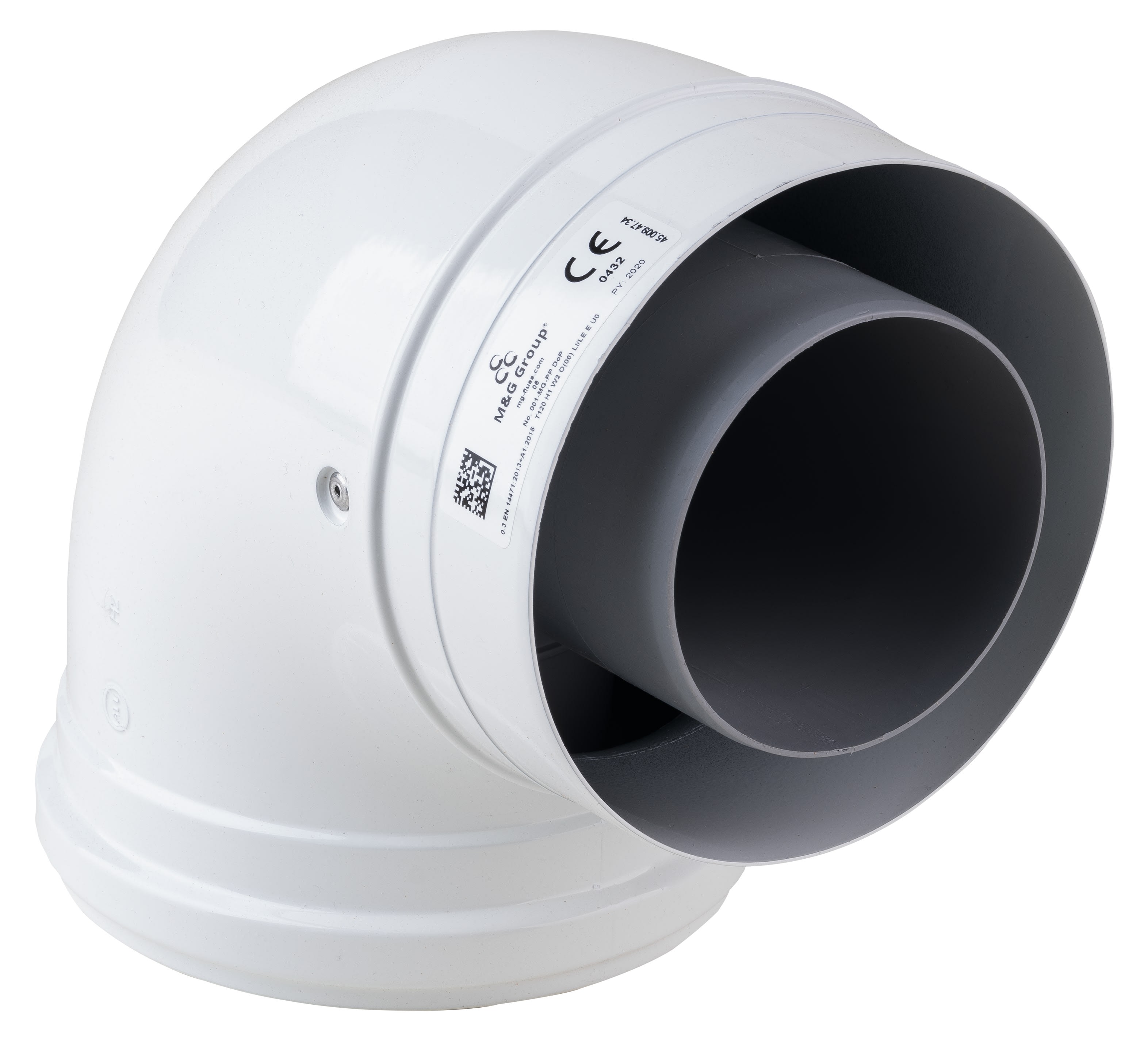 Daikin - Coude Pp/aluminum 80/125 mm 90° - accessoire chauffage