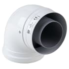 Daikin - Coude Pp/aluminum 80/125 mm 90° - accessoire chauffage