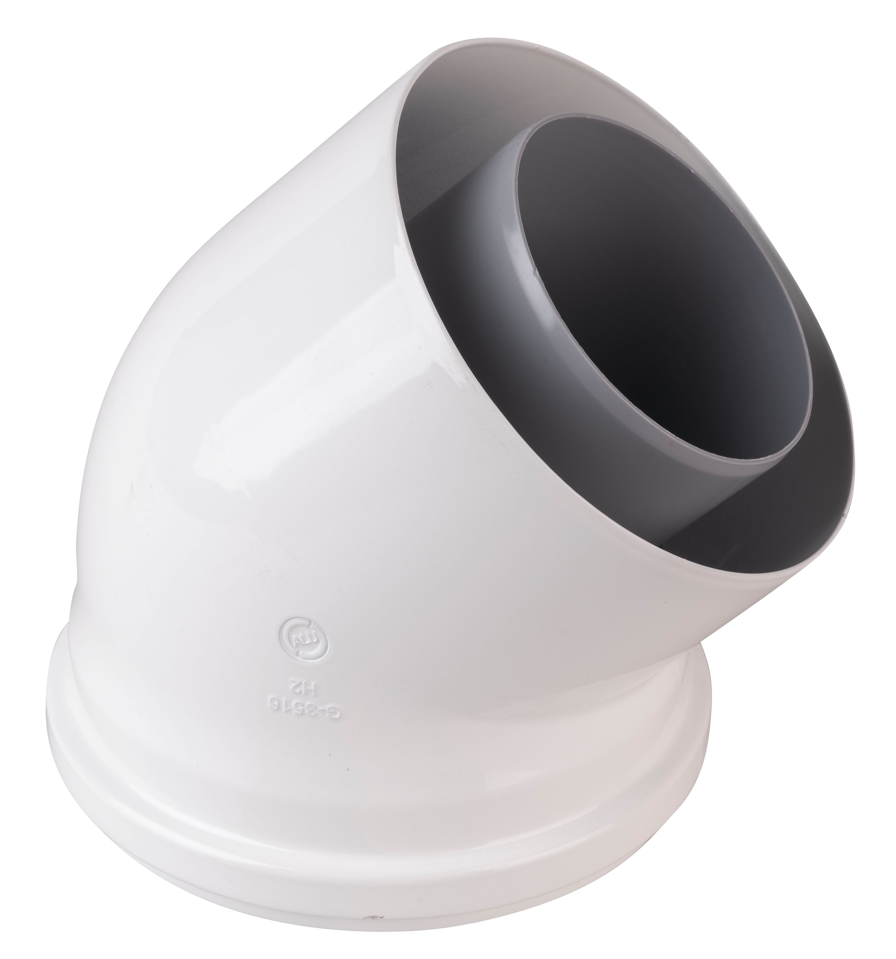 Daikin - Coude Pp/aluminum 80/125 mm 45° - accessoire chauffage