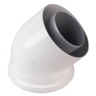 Daikin - Coude Pp/aluminum 80/125 mm 45° - accessoire chauffage
