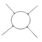 Daikin - Support fixation Inox Dn.130 mm - accessoire chauffage