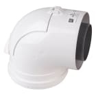 Daikin - Coude inspection Pp/aluminum 80/125 90° - accessoire chauffage