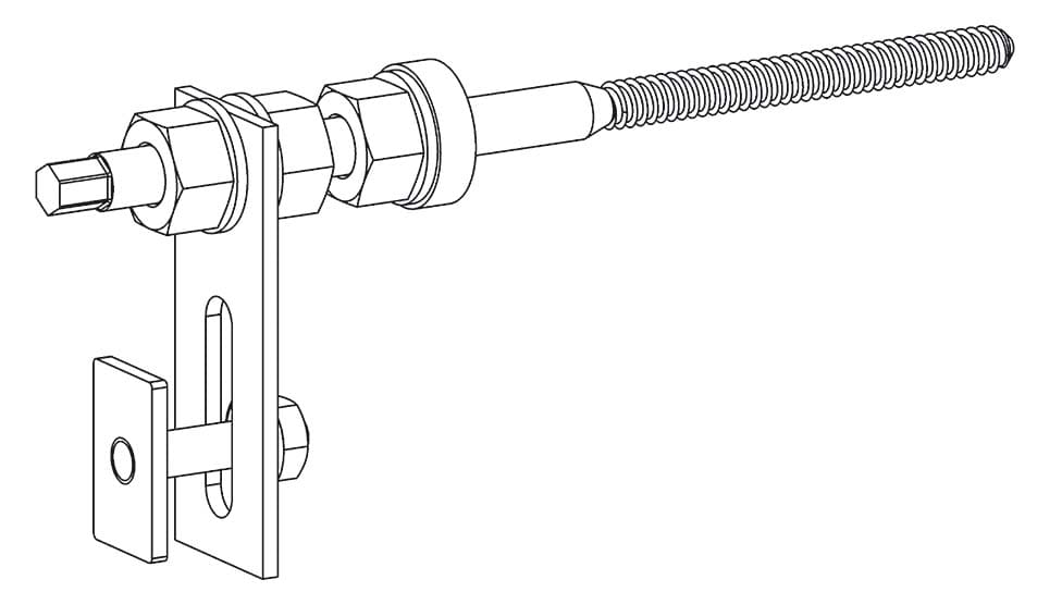 Daikin - Kit fixation ouverture ondulée un capteur