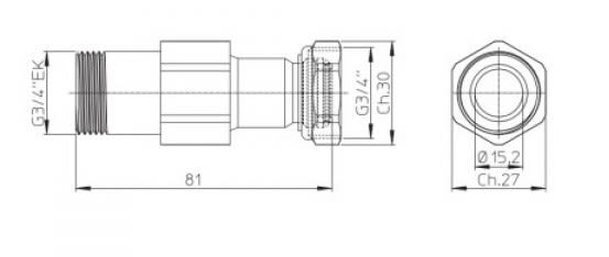 Daikin - Pièce d'extension pour Daikin Altherma HPC