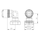 Daikin - Coude à 90° pour Dkn Alt HPC - accessoire chauffage