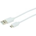 FINDIS Pays De Loire - USB Type C M - USB M - 3A - 2m - Blanc