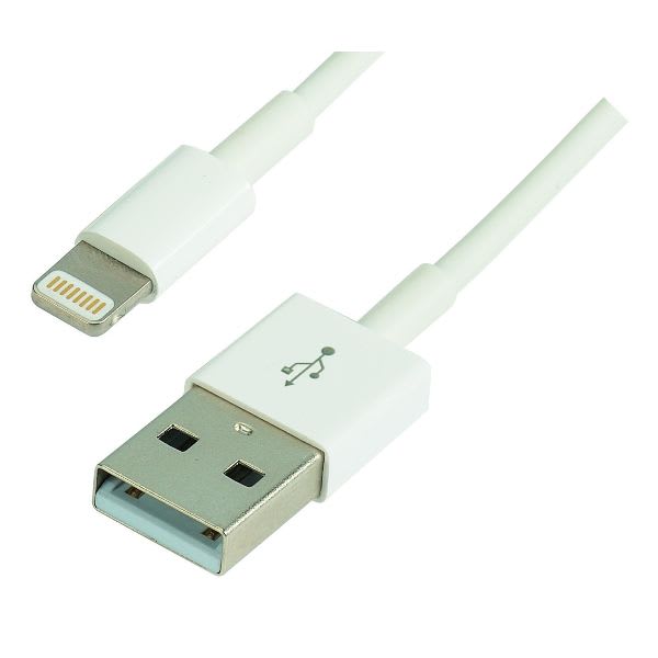 FINDIS Pays De Loire - LIGHTNING M - USB M - MFI - 3m - Blanc