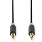 FINDIS Pays De Loire - Cable audio stereo | 3.5 mm Male | 3.5 mm Male | Plaque or | 5.00 m | R