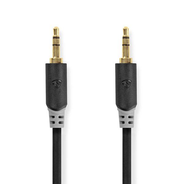 FINDIS Pays De Loire - Câble audio stéréo 3.5 mm Mâle | 3.5 mm Mâle | Plaqué or | 10.0 m | Ron