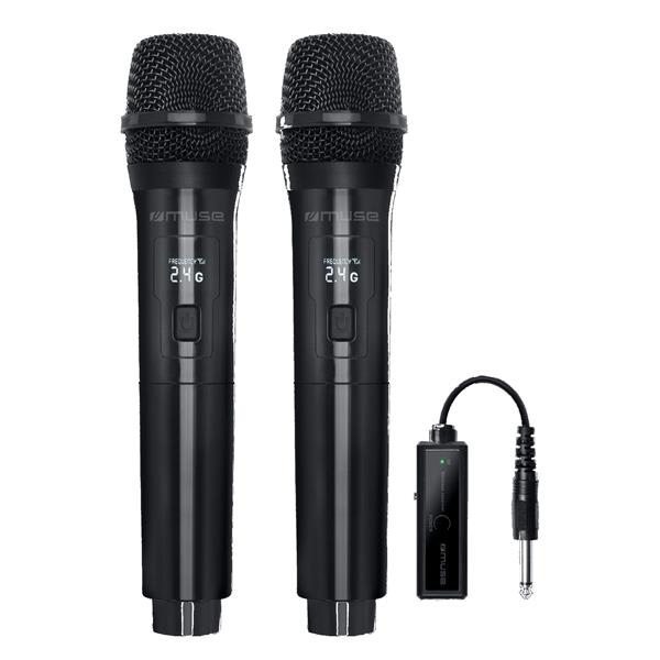FINDIS Pays De Loire - -Pack 2 Microphones sans fil - Transmission 2.4 GHz - Unidirectionnel -