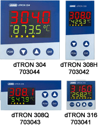 JUMO FRANCE - Régulateur compact avec fonction programme série dTRON 304 Schéma de conduite et