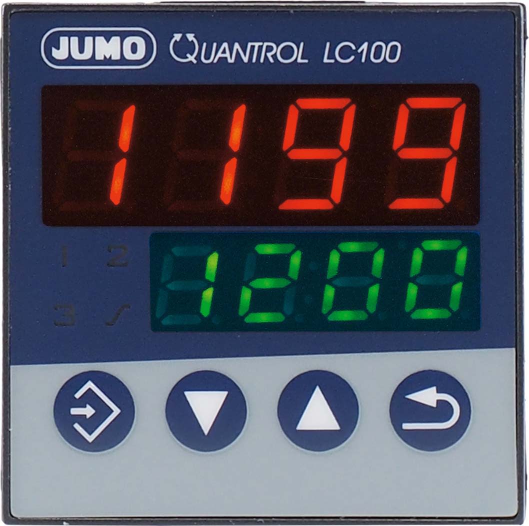 JUMO FRANCE - Quantrol LC100 (format 48mmx48mm) 1x entrée analogique (universelle), 1x entrée