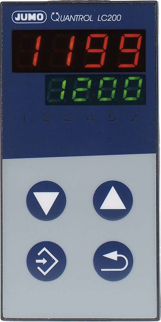 JUMO FRANCE - Quantrol LC200 (format vert. 48mmx96mm) 1x entrée analogique (universelle)