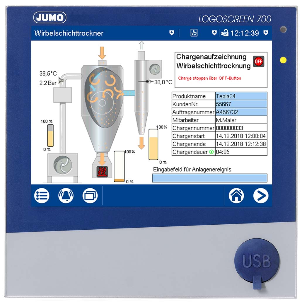 JUMO FRANCE - Setup JUMO LOGOSCREEN 600 Enregistreur sans papier programmable