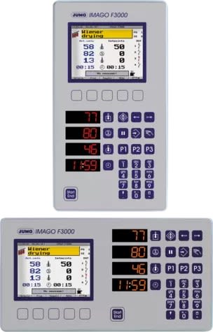 JUMO FRANCE - Régulateur IMAGO F3000 Format 332x165 mm Alimentation 110 à 240 VAC Avec RS422/4