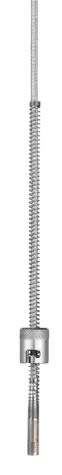 JUMO FRANCE - Thermocouple avec fixation à baïonnette Temp. d'utilisation: 0 .. 400 C. Type d'