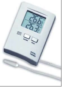 JUMO FRANCE - Thermomètre maxima-minima digital Eténdue de mesure de la température : -10°C à