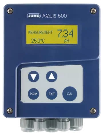 JUMO FRANCE - Régulateur/convertisseur de mesure à microprocesseur pour pH, Redox, Ammoniac et