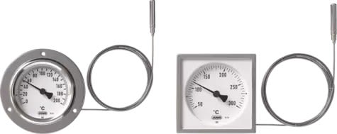 JUMO FRANCE - Thermomètre à cadran avec système de mesure remplissage liquide ou gaz - Classe