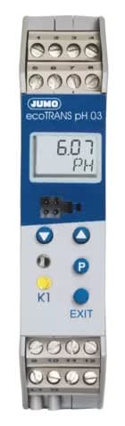 JUMO FRANCE - Convertisseur de mesure et régulateur de pH ou Redox et température eco TRANS pH