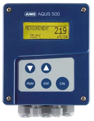 JUMO FRANCE - JUMO AQUIS 500 CR Régulateur/convertisseur de mesure pour conductivité, TDS, rés
