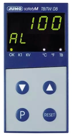 JUMO FRANCE - Limiteur/contrôleur de température programmable à encastrer
