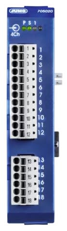 JUMO FRANCE - Module d'entrée analogique à 4 canaux Alimentation DC24V +25/-20%