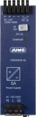 JUMO FRANCE - Module d'alimentation pour rails DIN, haute efficacité et compacité