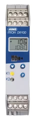 JUMO FRANCE - iTRON DR100 Régulateur à microprocesseur compact Fiche tech: 70.2060