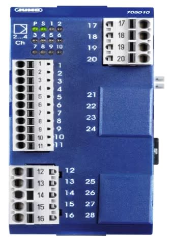 JUMO FRANCE - Module régulateur multicanal mTRON T Fiche technique 705010 705010/18-440-36/000