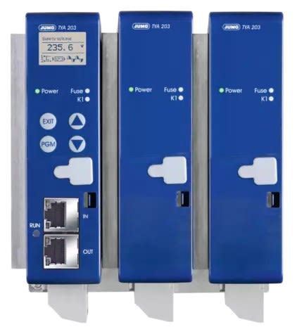 JUMO FRANCE - Variateur de puissance à thyristors triphasé charge triphasée