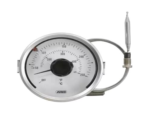 JUMO FRANCE - Thermomètre à cadran en inox pour mesure et contrôle de température