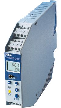JUMO REGULATION - Convertisseur de mesure et régulateur de pH ou Redox et température eco TRANS pH