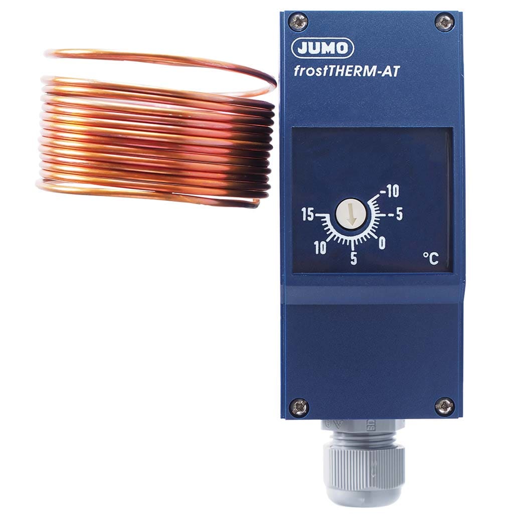 JUMO FRANCE - Thermostat antigel pour surveillance température HVAC murale et rail DIN
