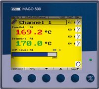 JUMO REGULATION - Vidéorégulateur multicanal IMAGO 500 Découpe idem au format 96x96mm Ecran 5" à 2