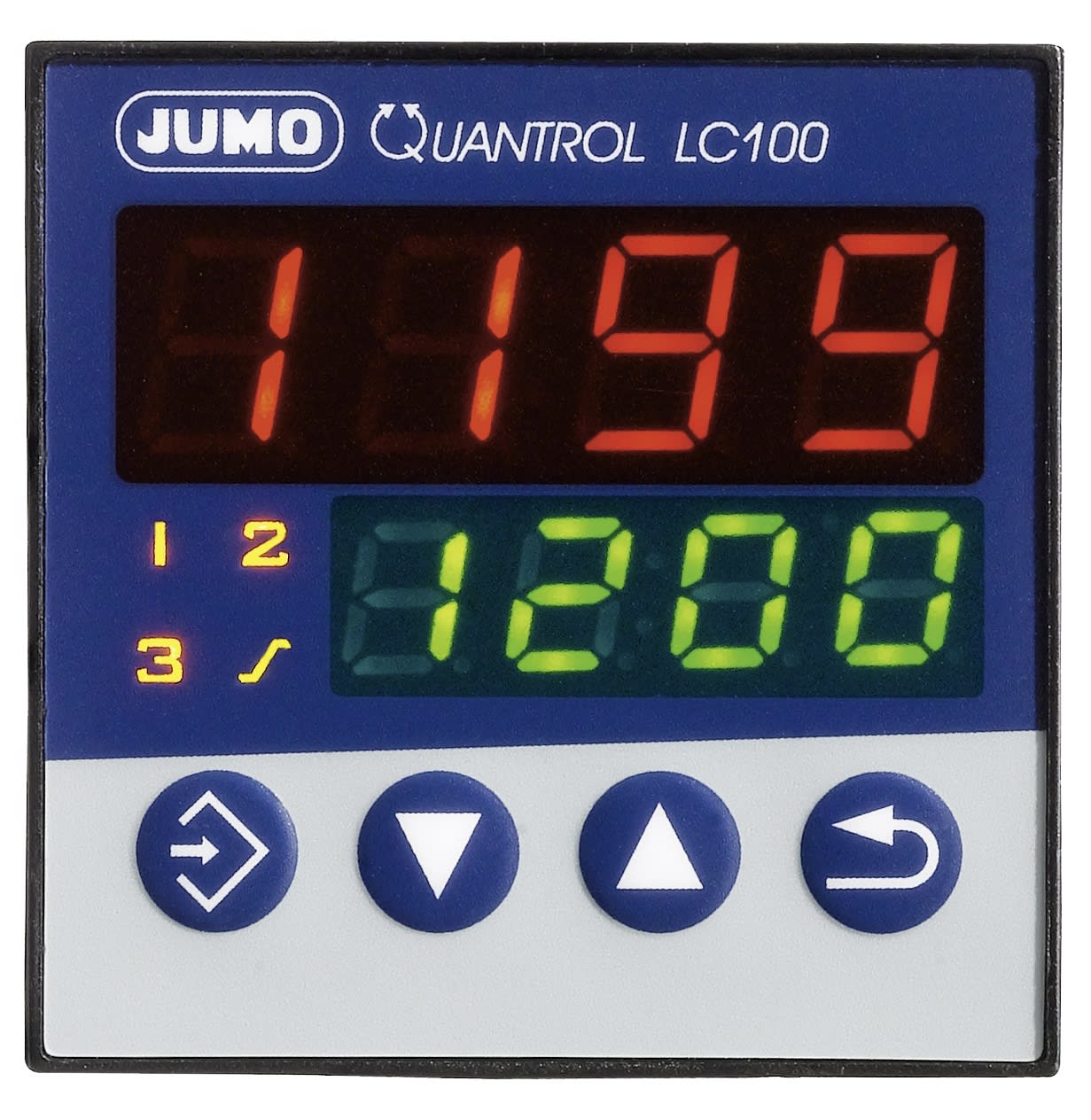 JUMO FRANCE - Quantrol LC100 (format 48mmx48mm) 1x entrée analogique (universelle), 1x entrée