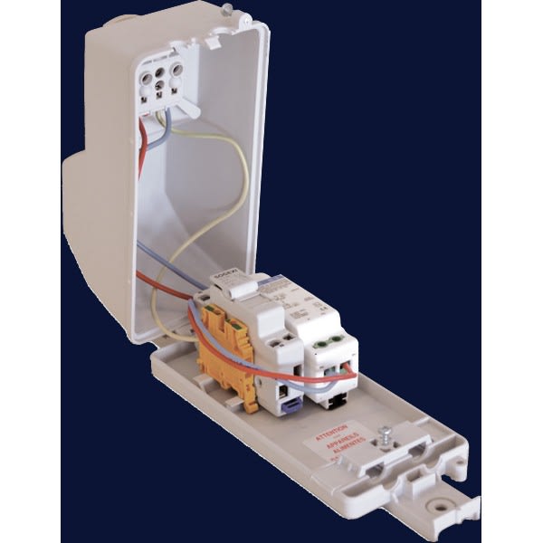 Chromex - Rac élec Cof. protec. Bornier 230VAC Ext Sans Cable