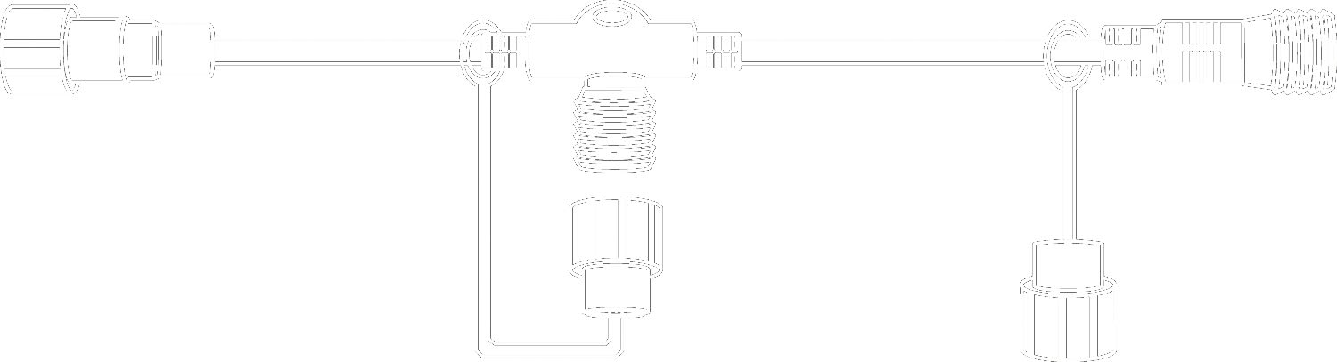 Chromex - Rac élec T P&L B L:0,25M 230VAC Ext Cb Bl