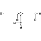 Chromex - Rac élec T P&L D L:0,25M 24VDC Int/Ext Cb Bl
