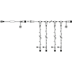 Chromex - Plafond L:30M BC 480 LED Fixe