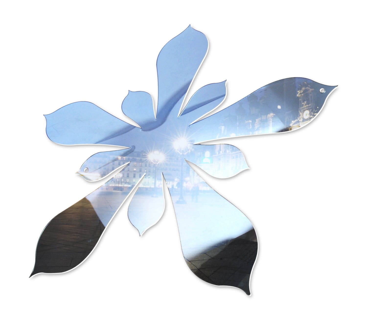 Chromex - Kit de 10 Flocons Miroir 263x250mm INT/EXT