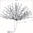 Chromex - MinDeco Bouquet BF 100 LED 20% Scint.
