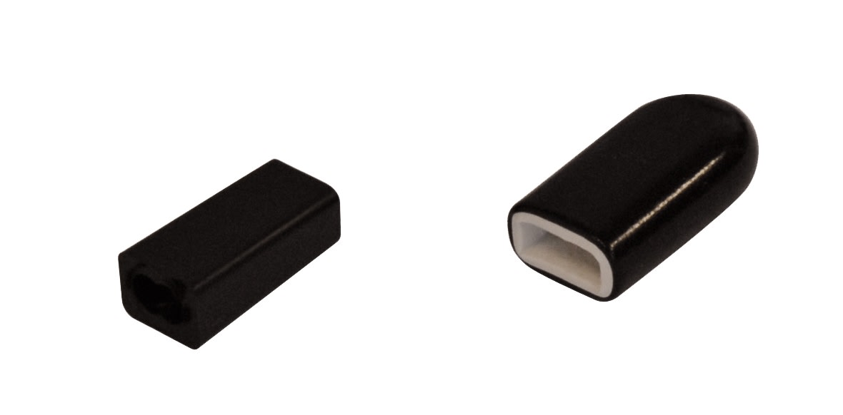 Chromex - Lot de 10 embouts Noir pour cable HO5RNH2-F