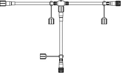 Chromex - Rac élec Y P&L B L:1M 230VAC Int/Ext Cb Nr
