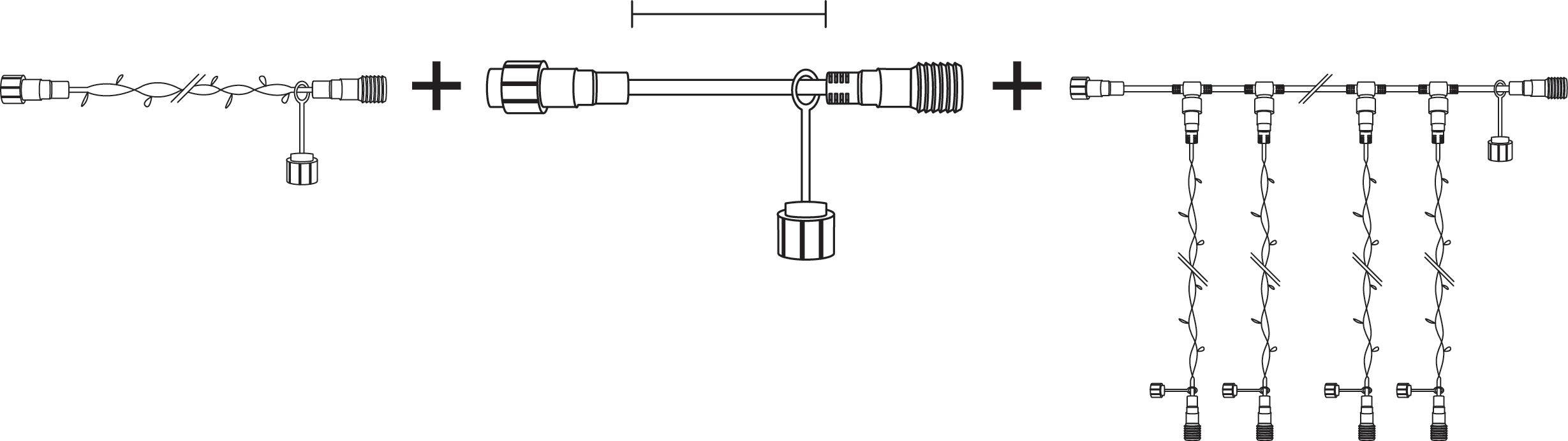 Chromex - Rac élec Rallonge P&L B L:2M 230VAC Int/Ext Cb Nr