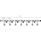 Chromex - Rac élec Collec. 6 desc. P&L A 230VAC Int/Ext Cb Nr