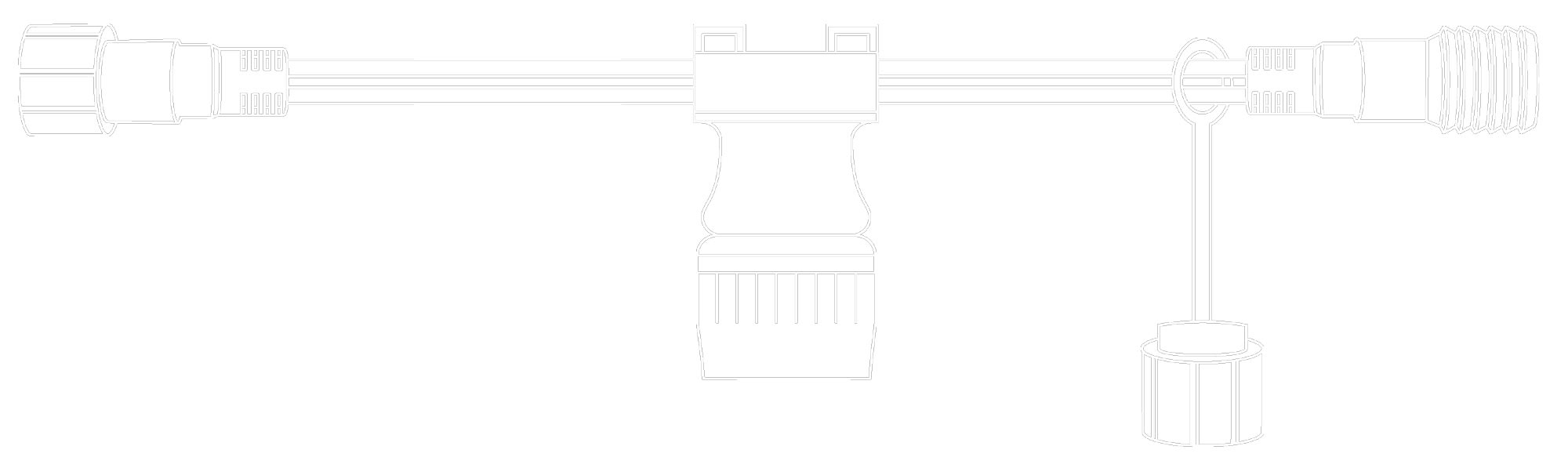 Chromex - Guirl. Cable Douille L:200MM 1 Douilles B22