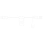 Chromex - Guirl. Cable Douille L:200MM 1 Douilles B22